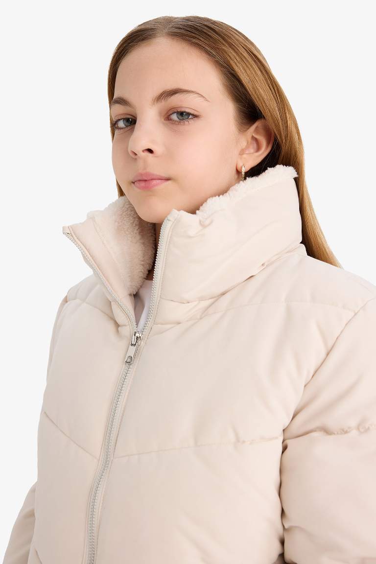 Kız Çocuk Pelüş Astar Mont