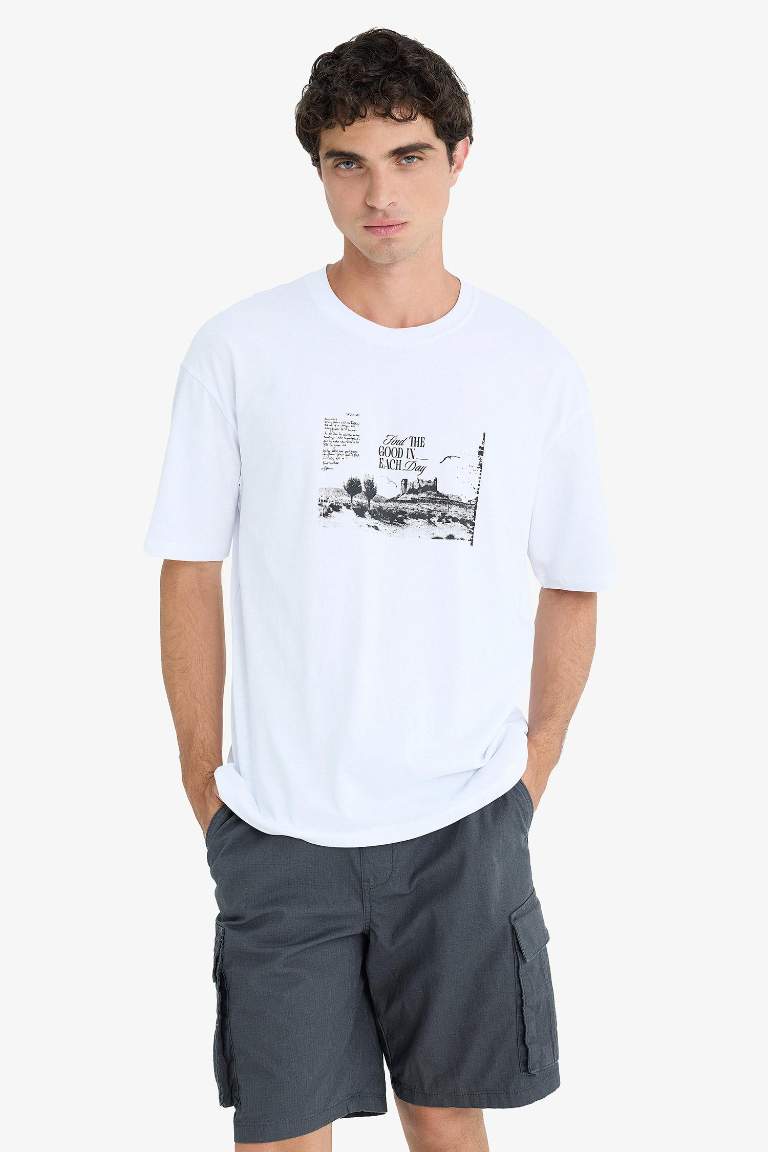 Kargo Fit Gabardin Bermuda Şort