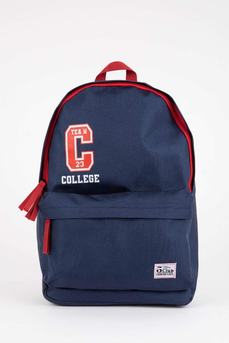 Unisex Çocuk Baskılı Oxford Okul Sırt Çantası