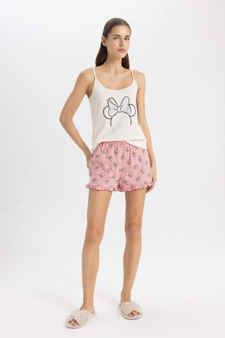 Ensemble de pyjama à bretelles avec short Disney Mickey & Minnie de Fall in Love