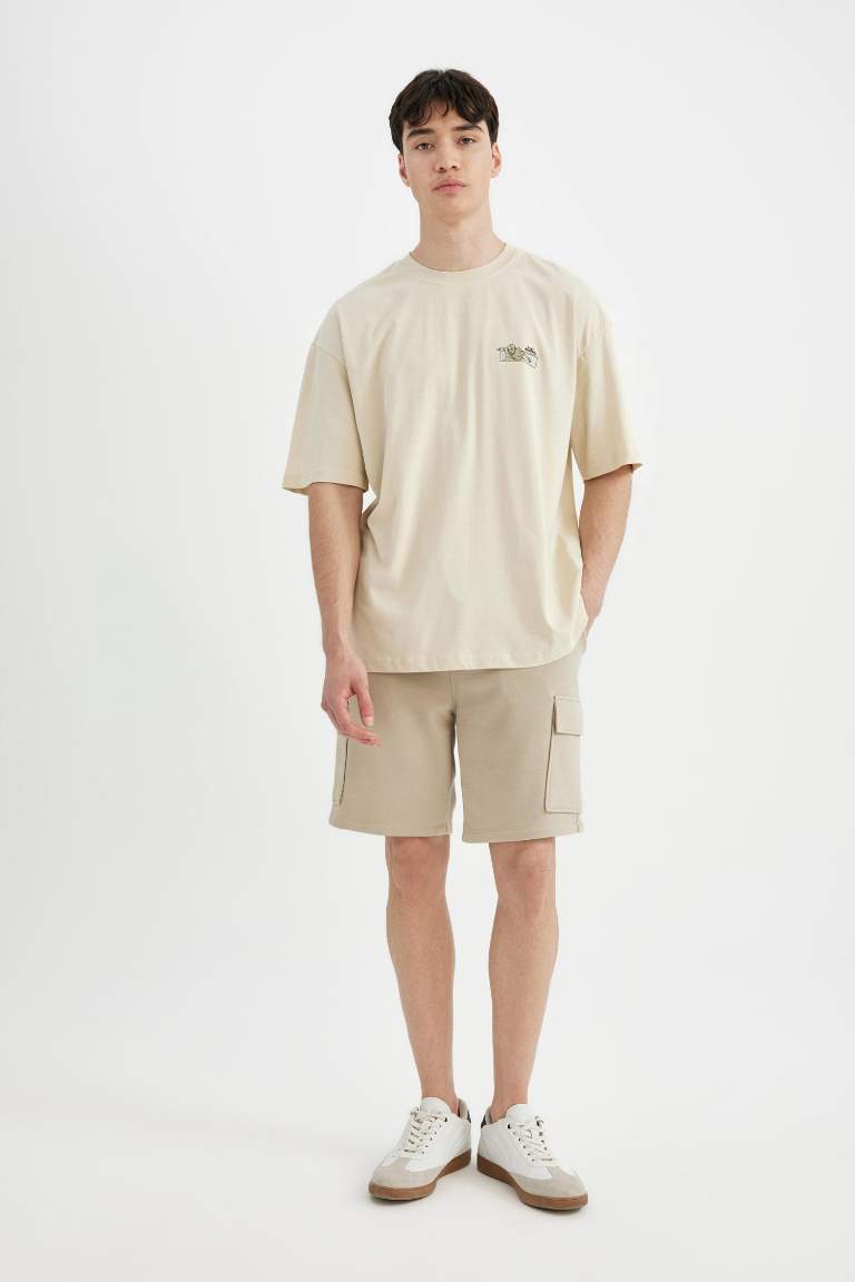 Regular Fit Cargo Pocket Shorts