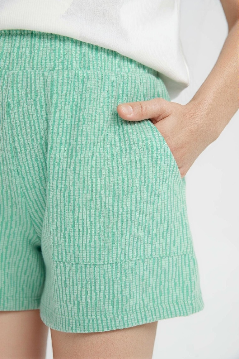 شورت بناتي قصير أخضر بيبرباج