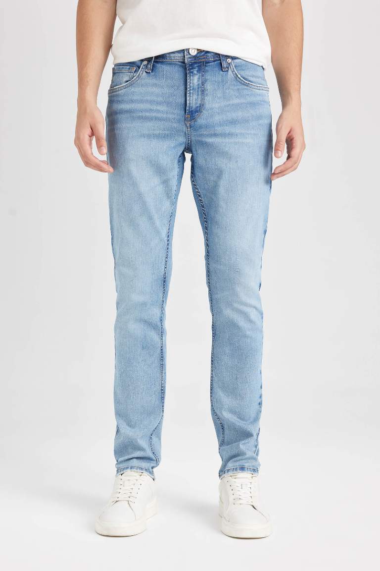 Carlo Skinny Fit Extra Slim Fit Normal Waist Jeans