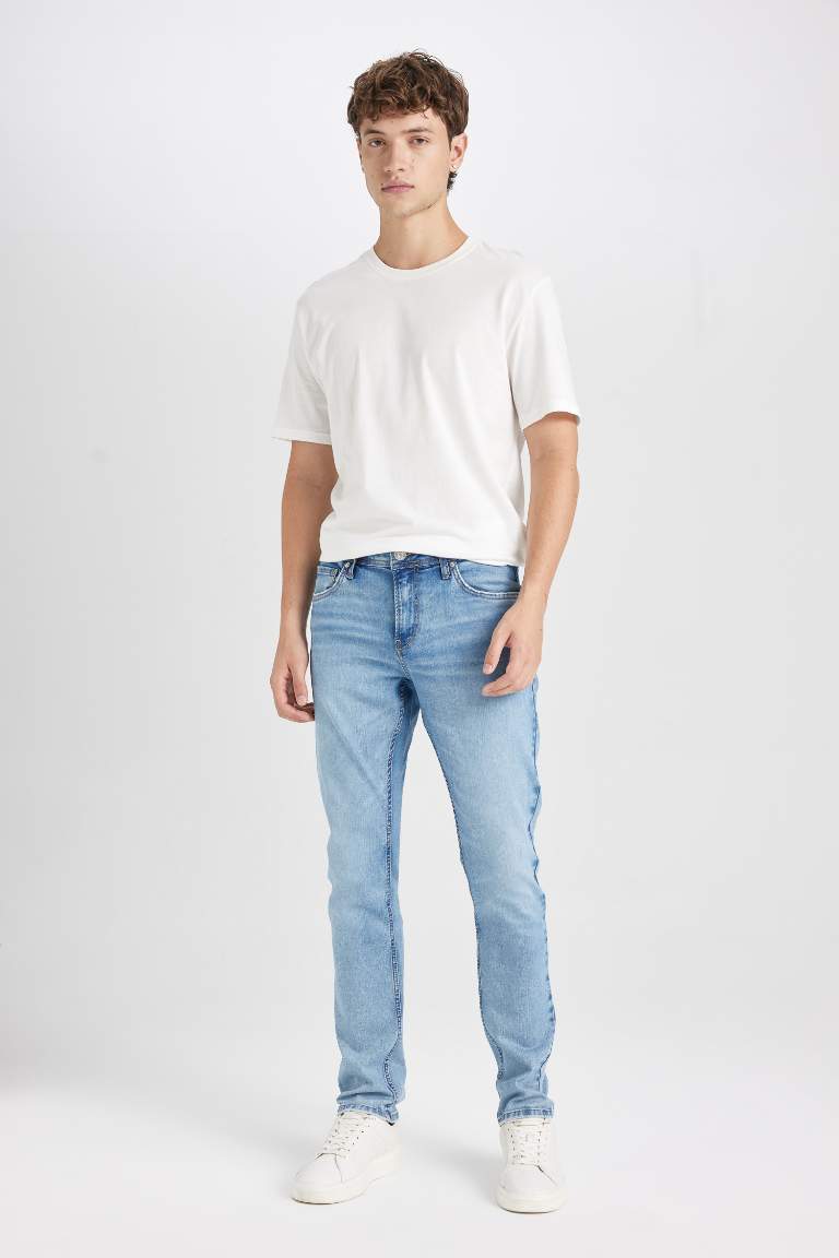 Carlo Skinny Fit Extra Slim Fit Normal Waist Jeans