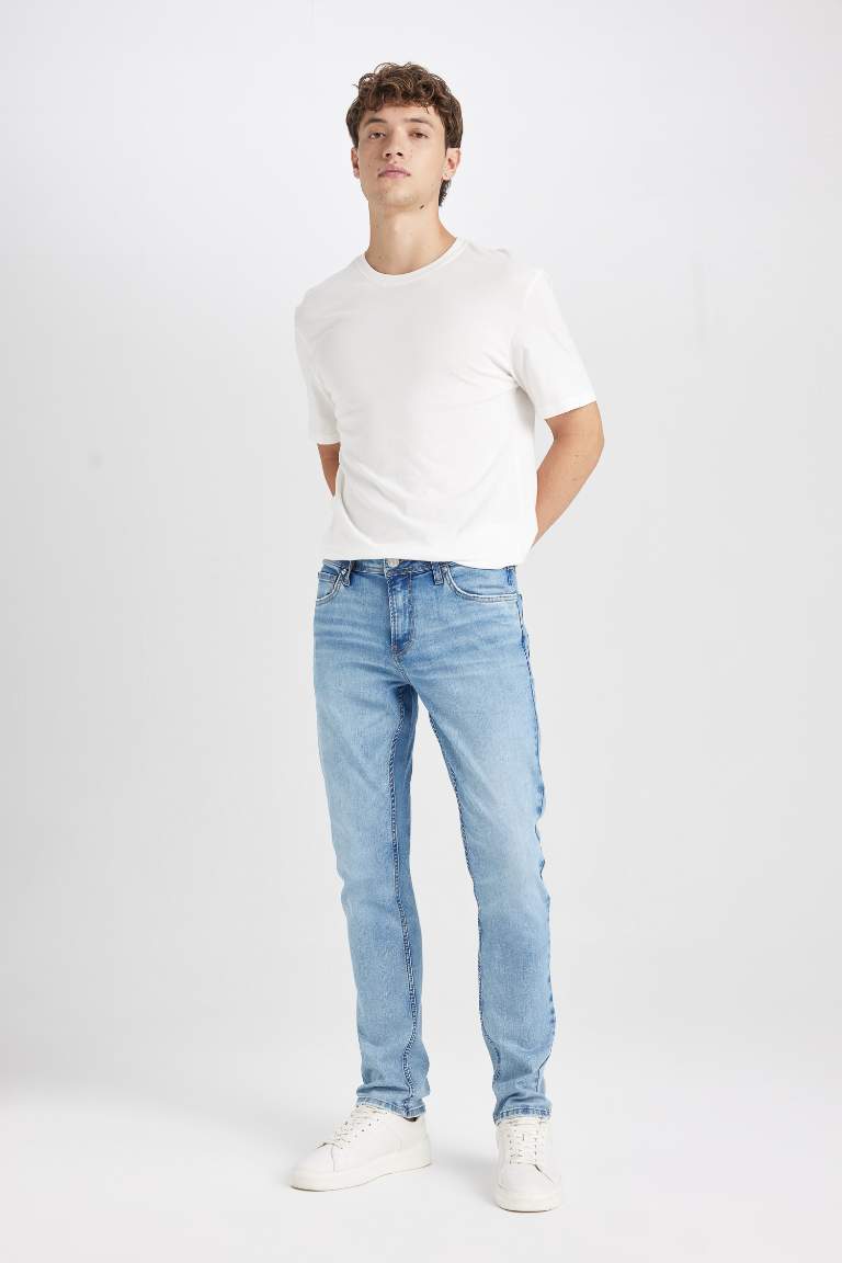Carlo Skinny Fit Extra Slim Fit Normal Waist Jeans