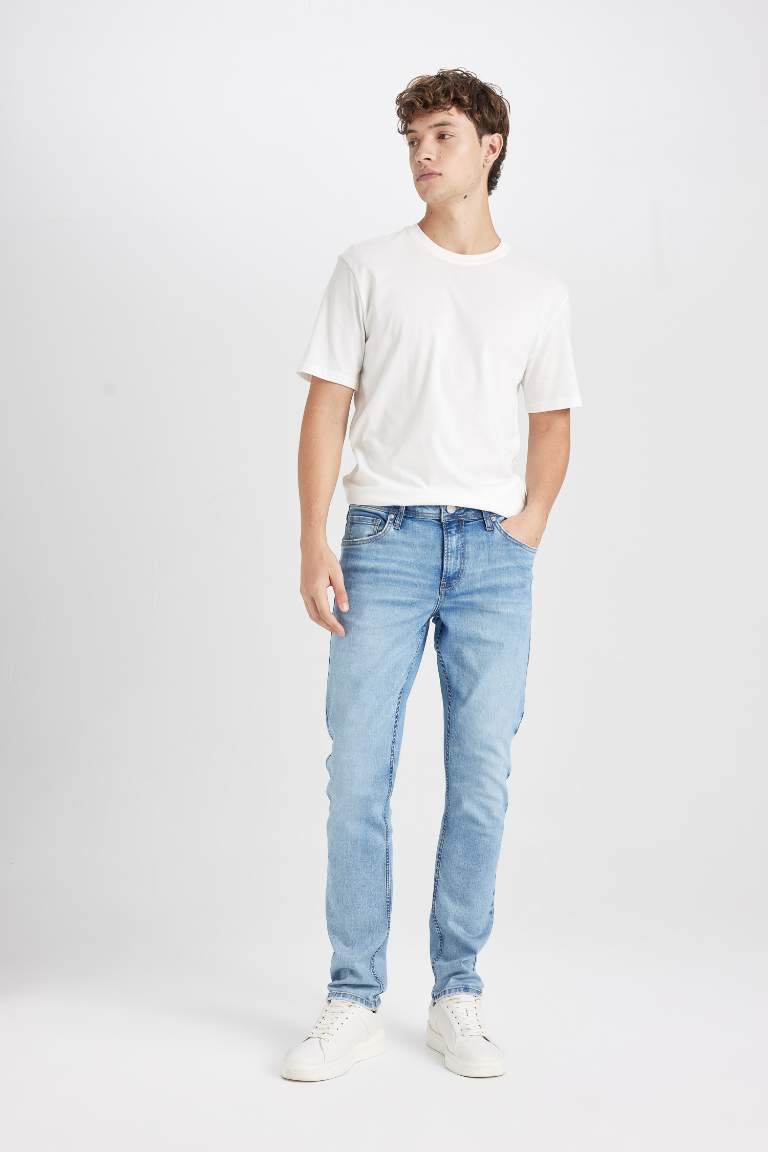 Carlo Skinny Fit Extra Slim Fit Normal Waist Jeans