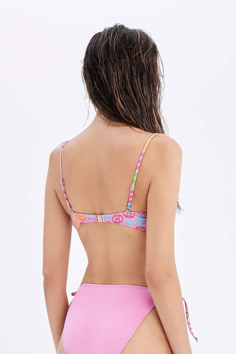 Declara x DeFacto Desenli Bikini Üstü
