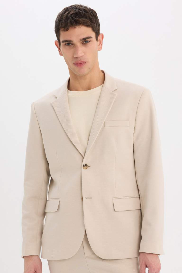 Veste Blazer à boutons avec doublure Coupe moderne