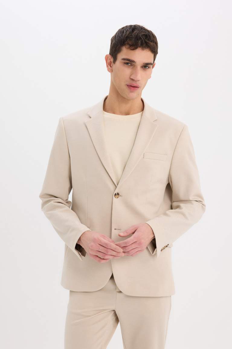 Veste Blazer à boutons avec doublure Coupe moderne