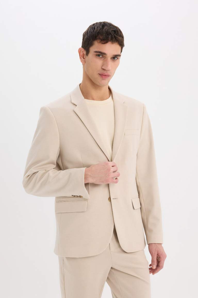 Veste Blazer à boutons avec doublure Coupe moderne