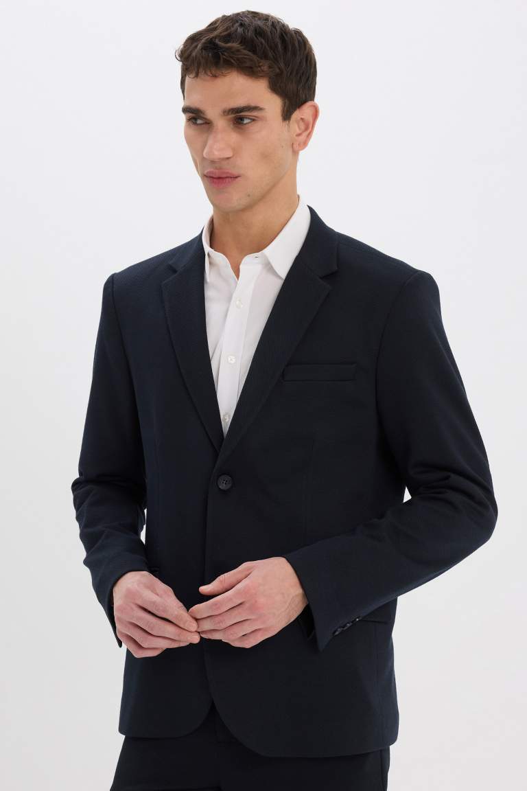 Veste blazer avec doublure à coupe moderne