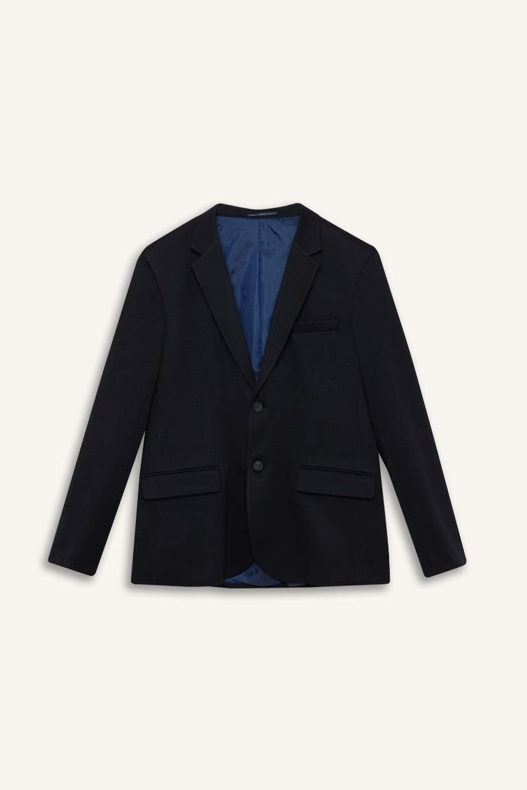 Veste blazer avec doublure à coupe moderne