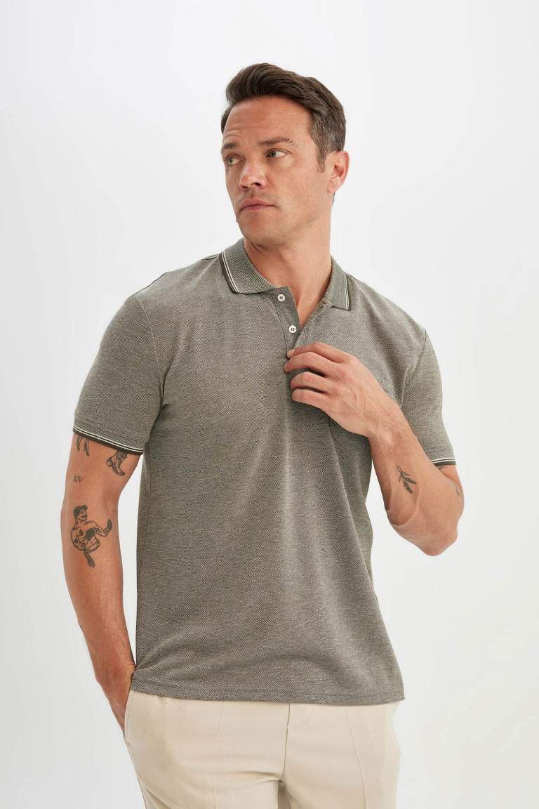 New Regular Fit Short Sleeve Polo T-Shirt