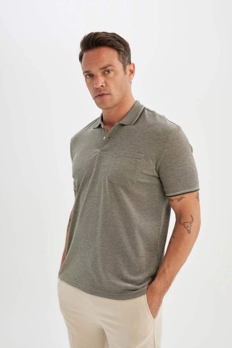 New Regular Fit Short Sleeve Polo T-Shirt