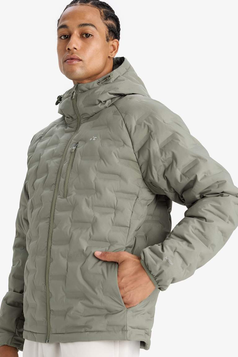 DeFactoFit Regular Fit Zippered Waterproof Puffer Jacket