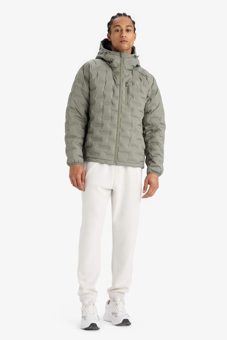 DeFactoFit Regular Fit Zippered Waterproof Puffer Jacket