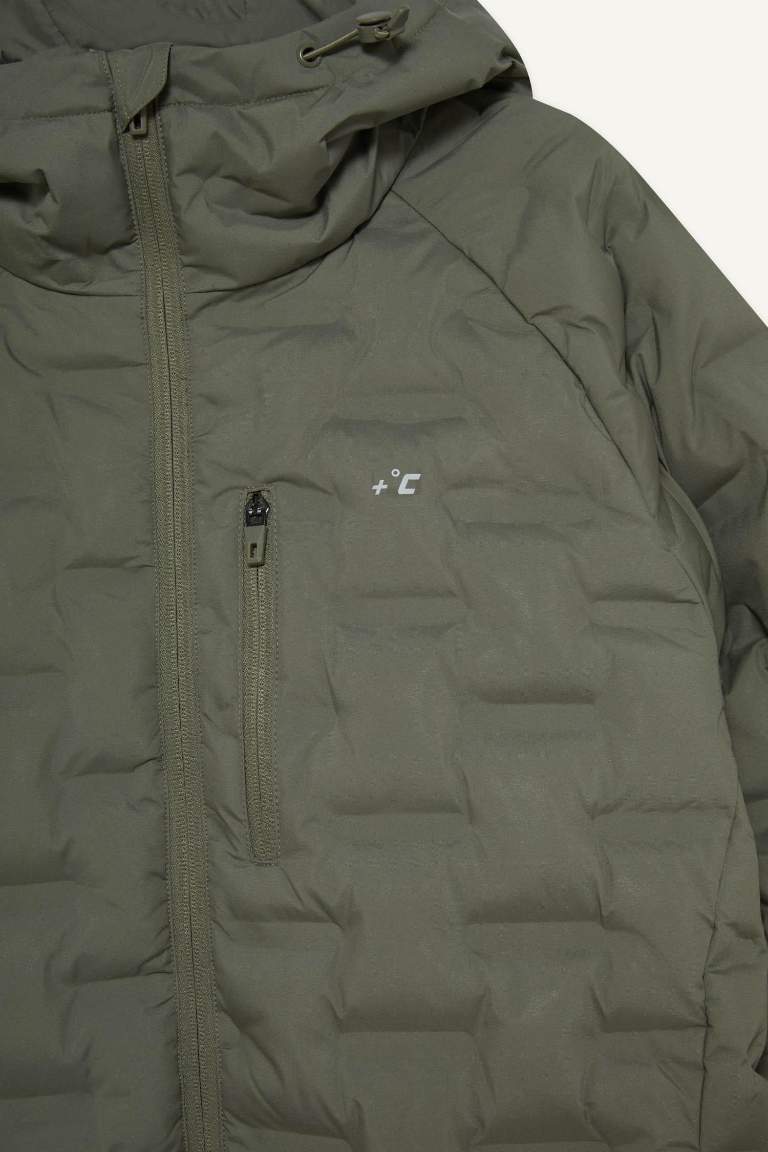 DeFactoFit Regular Fit Zippered Waterproof Puffer Jacket