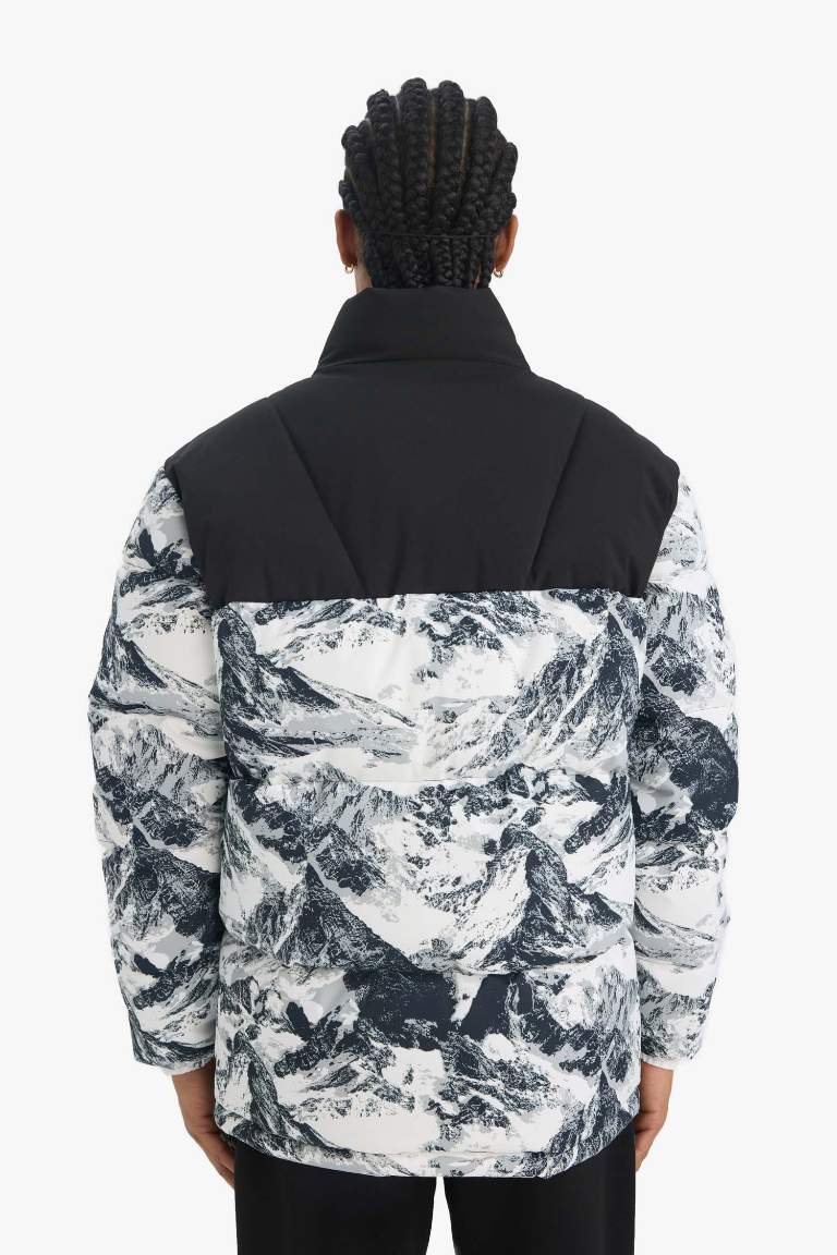 DeFactoFit Oversize Geniş Kalıp Fermuarlı Su Geçirmez Mont