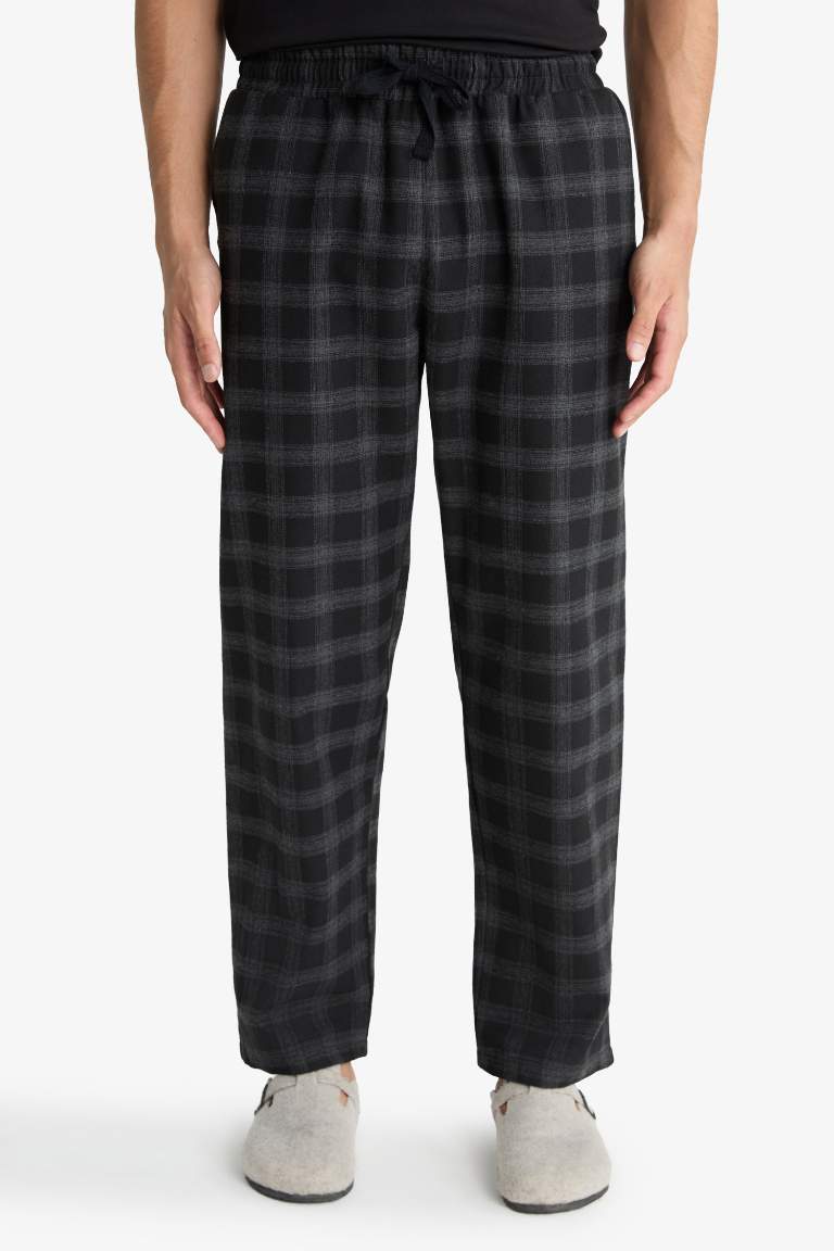 Regular Fit Cepli Uzun Boy Flanel Alt