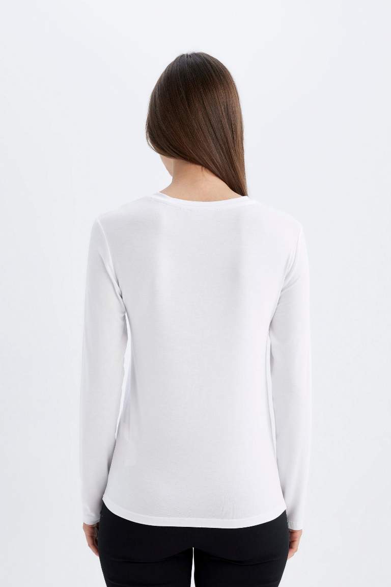 Half Turtleneck Long Sleeve T-Shirt Tunic