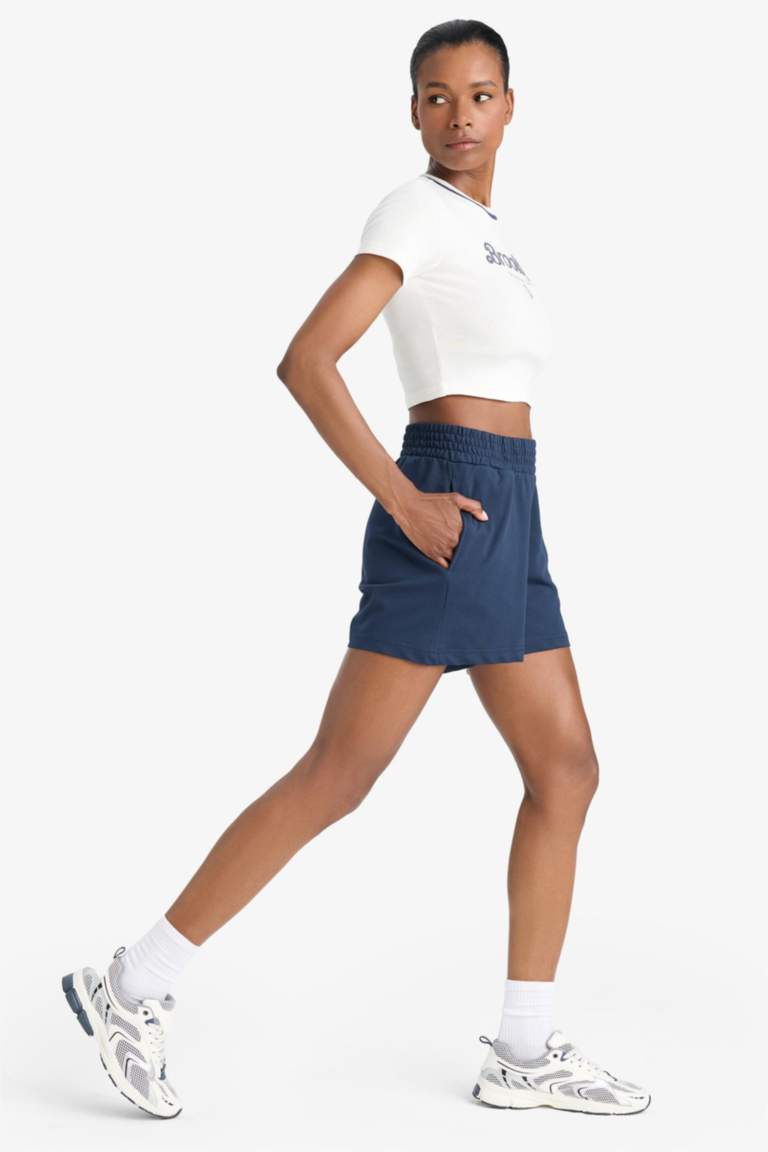 DeFactoFit Oversize Geniş Kalıp Kısa Paça Sporcu Şort