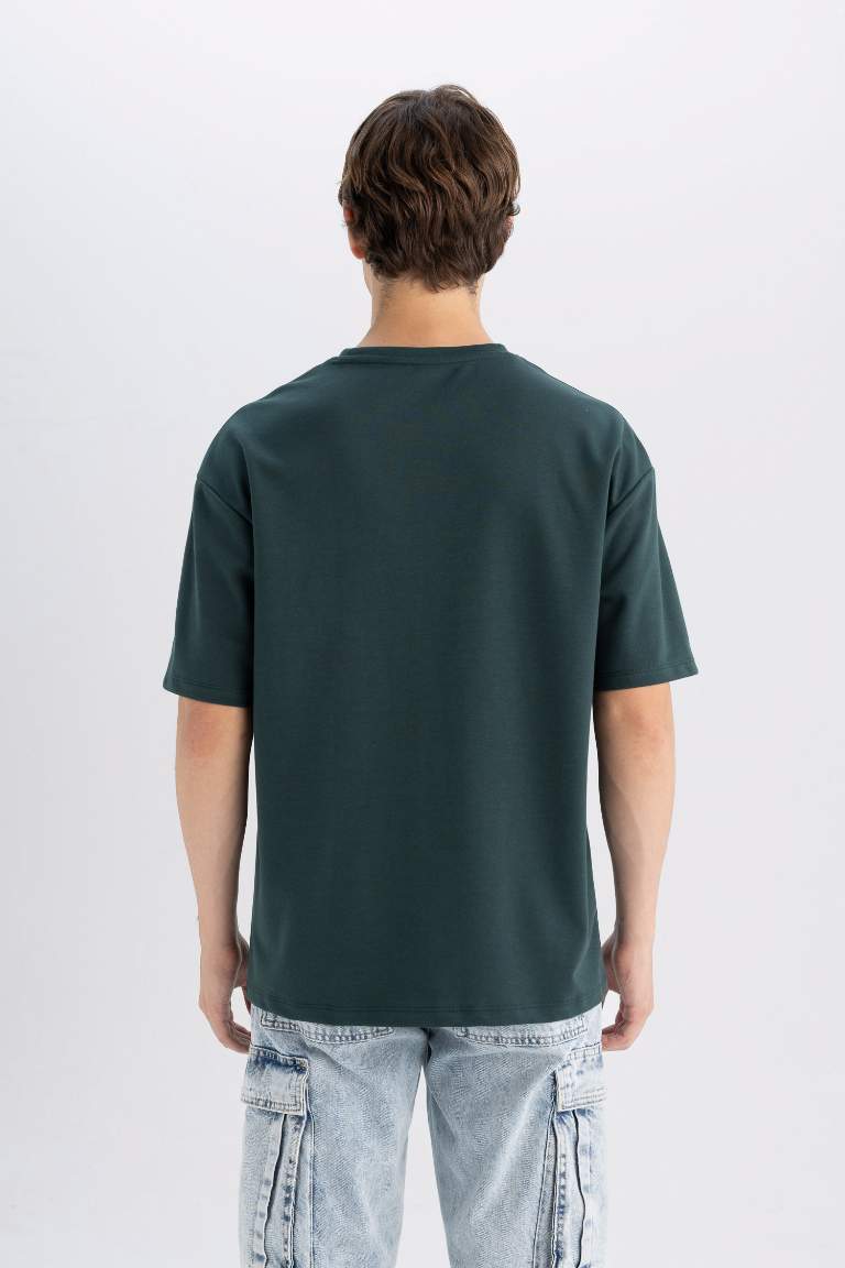 Comfort Regular Fit Crew Neck Heavy Fabric T-Shirt