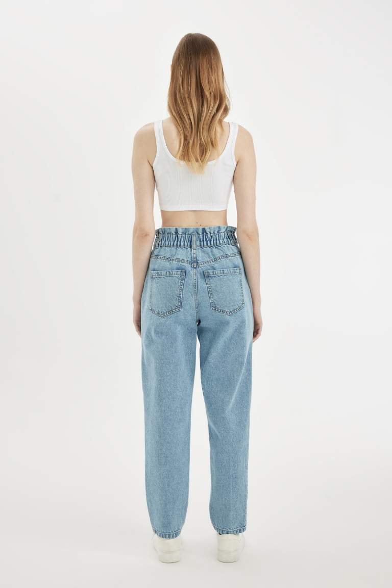 Paperbag Fit Jean Trousers