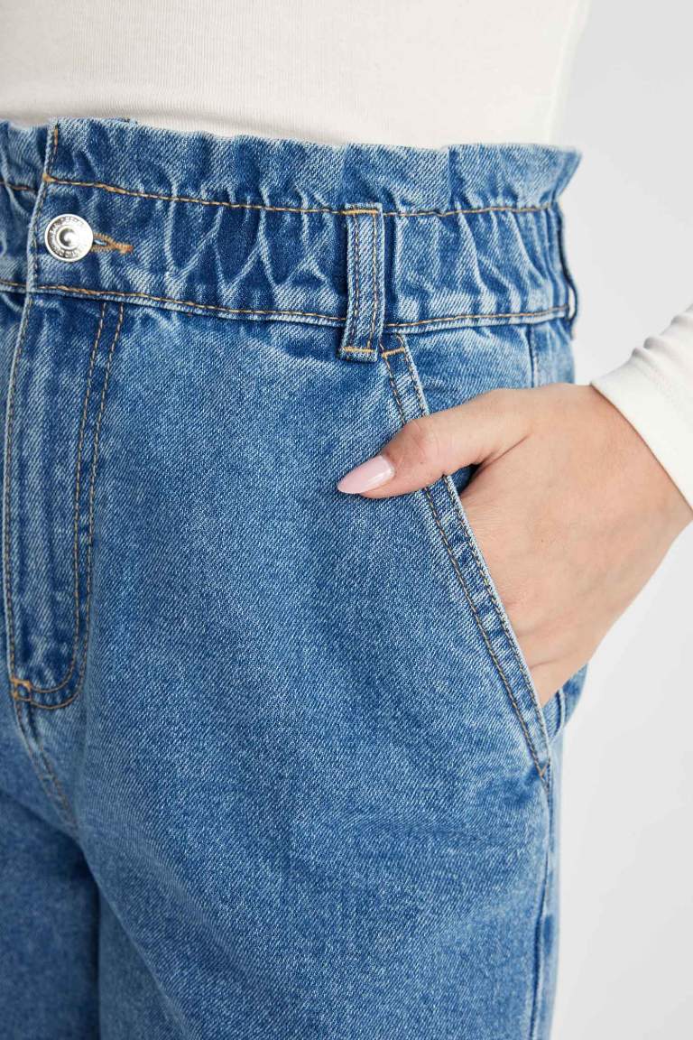 Paperbag Fit Jean Trousers