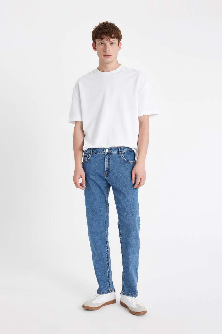 Sergio Regular Fit Normal Kalıp Normal Bel Boru Paça Jean Pantolon