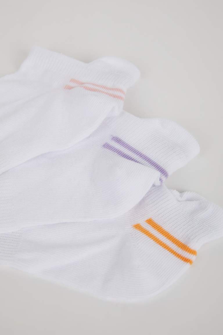 Lot de 3 paires de Chaussettes Courtes en Coton pour Femme