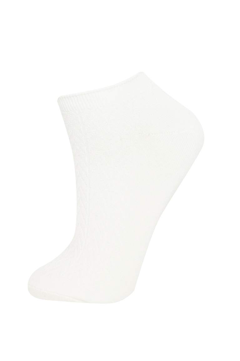 Lot de 5 paires de Chaussettes Courtes en Coton pour Femme