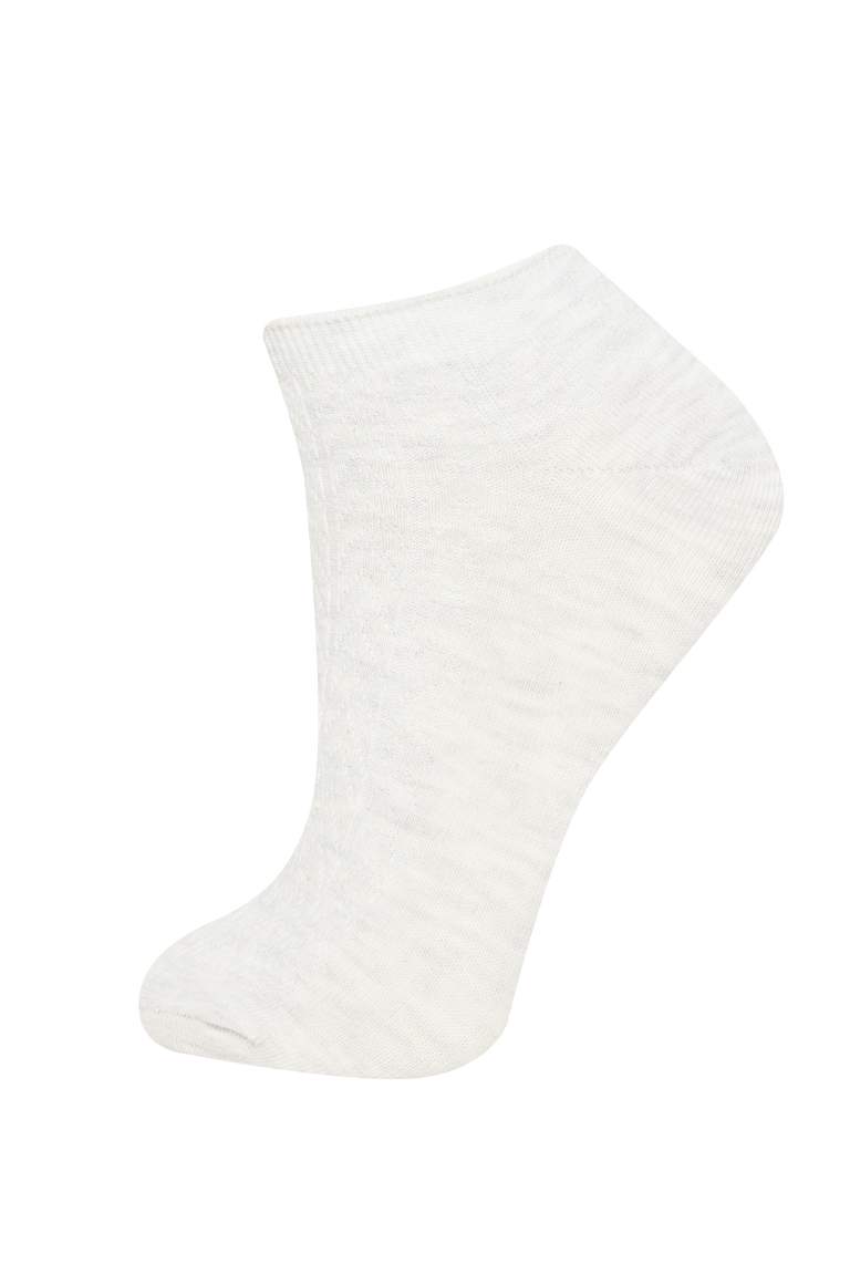 Lot de 5 paires de Chaussettes Courtes en Coton pour Femme