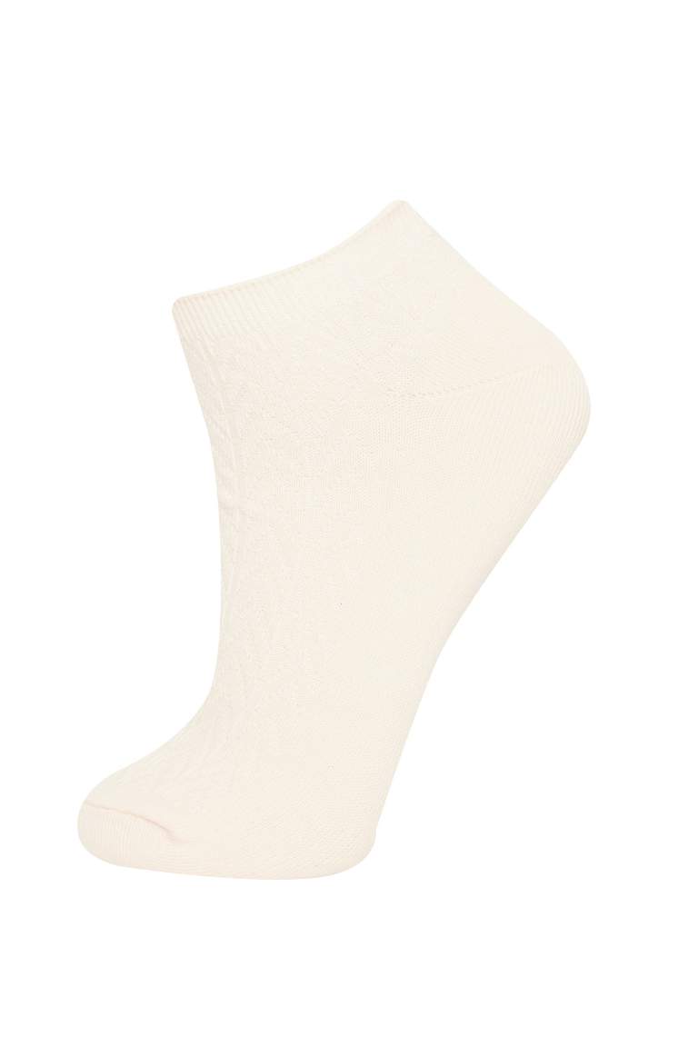 Lot de 5 paires de Chaussettes Courtes en Coton pour Femme