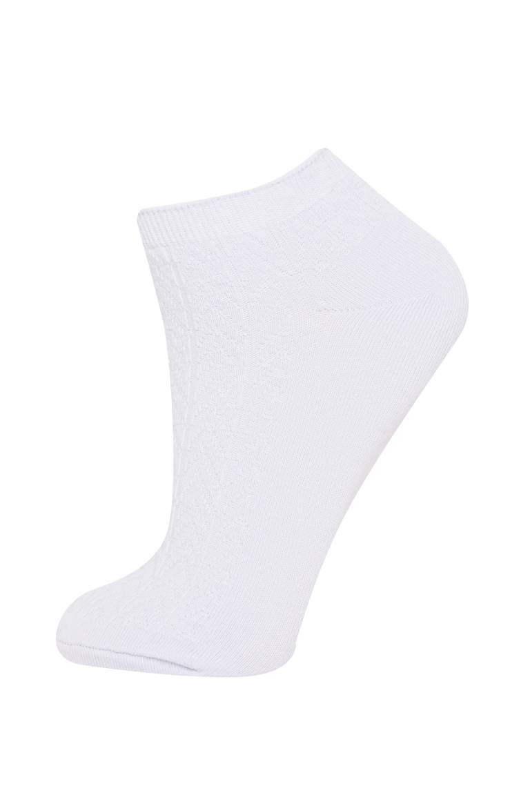 Lot de 5 paires de Chaussettes Courtes en Coton pour Femme