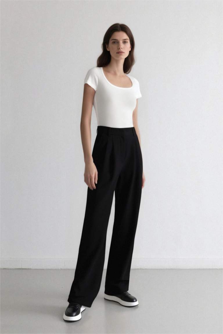 Wide Leg Trousers