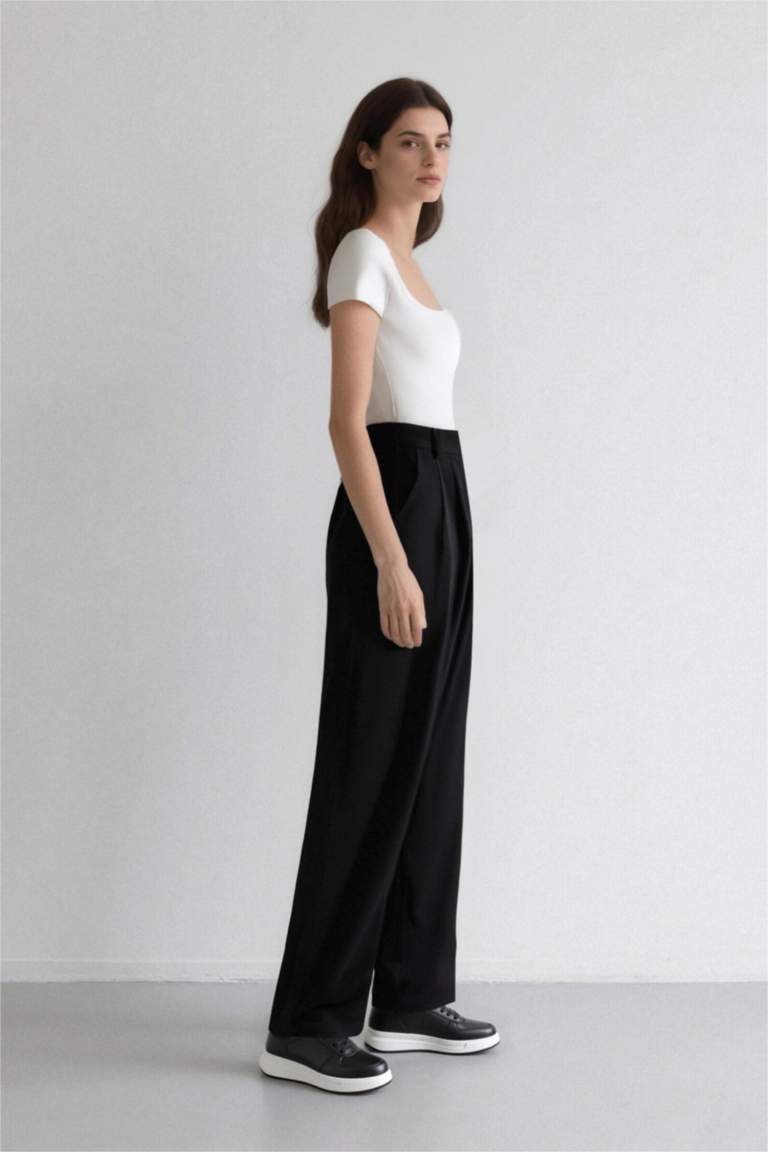 Wide Leg Trousers