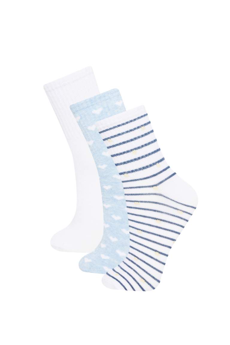 Lot de 3 paires Chaussettes Courtes Coton pour Femme