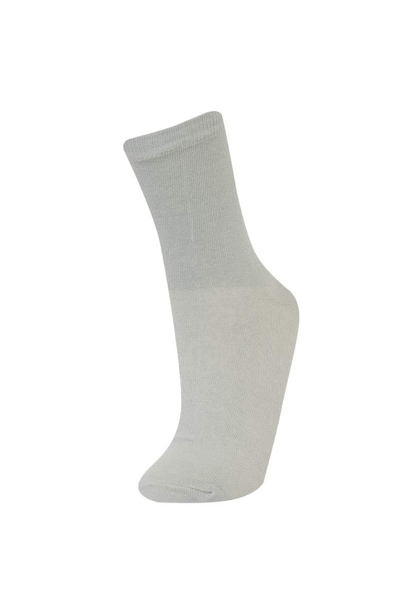 Lot de 3 paires de chaussettes longues en coton pour femme