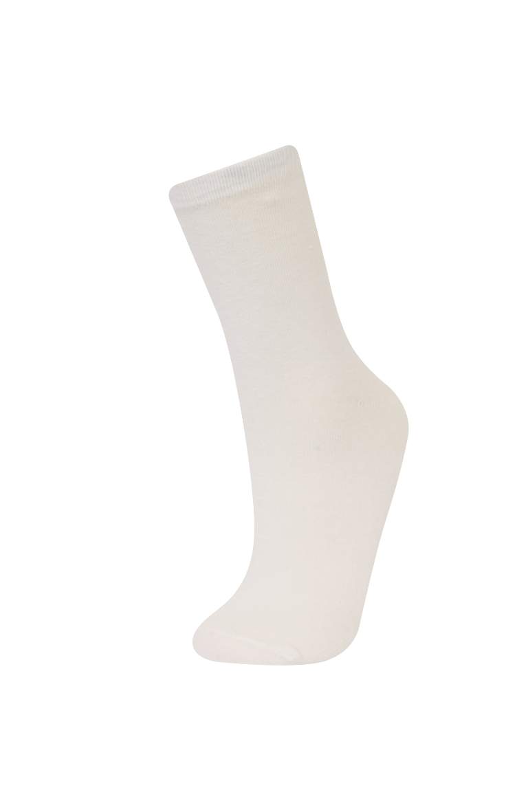 Lot de 3 paires de chaussettes longues en coton pour femme