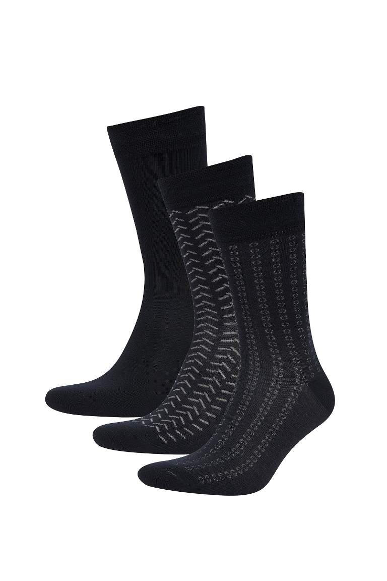 Man Seamless 3 Piece Bamboo Long Socks