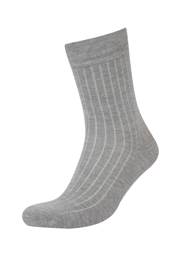 Lot de 5 paires de chaussettes longues en coton pour homme