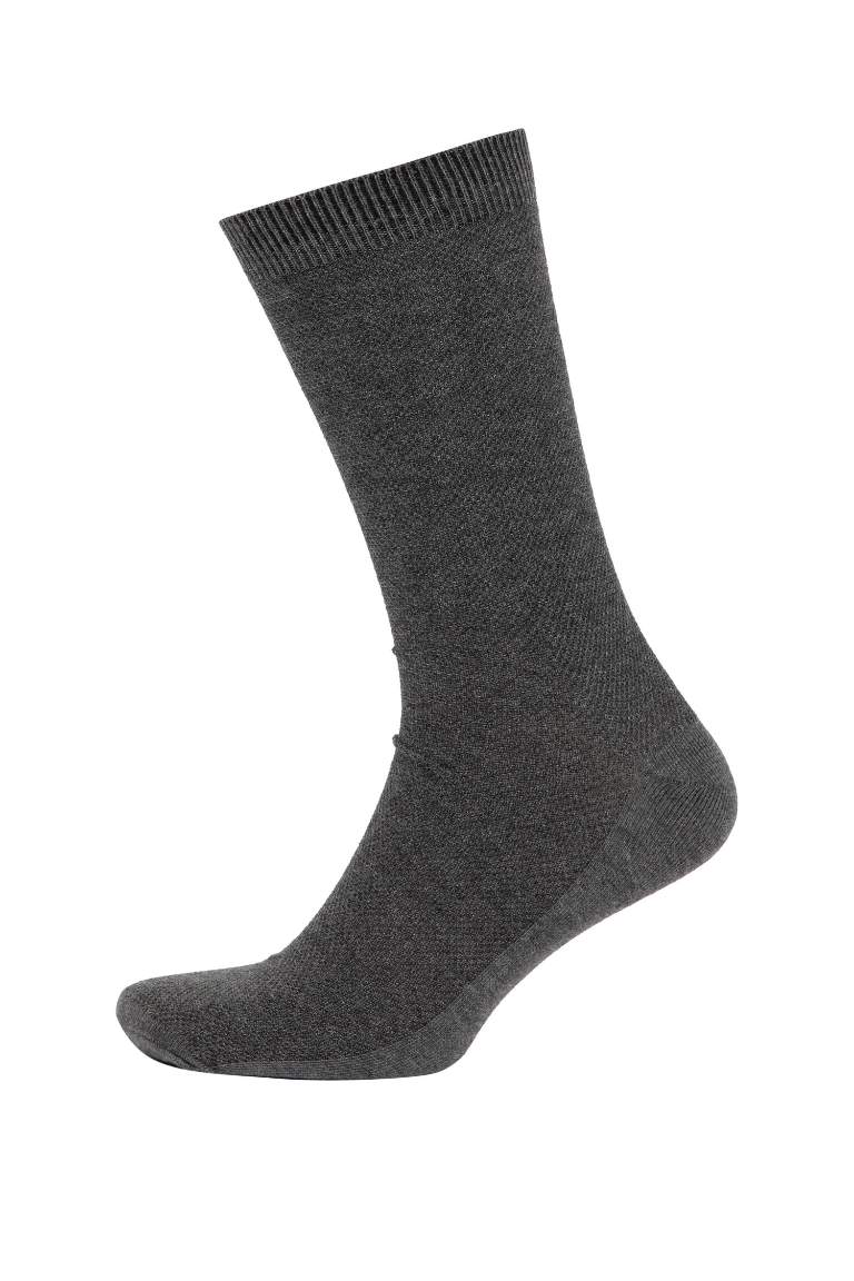 Lot de 5 paires de chaussettes longues en coton pour homme