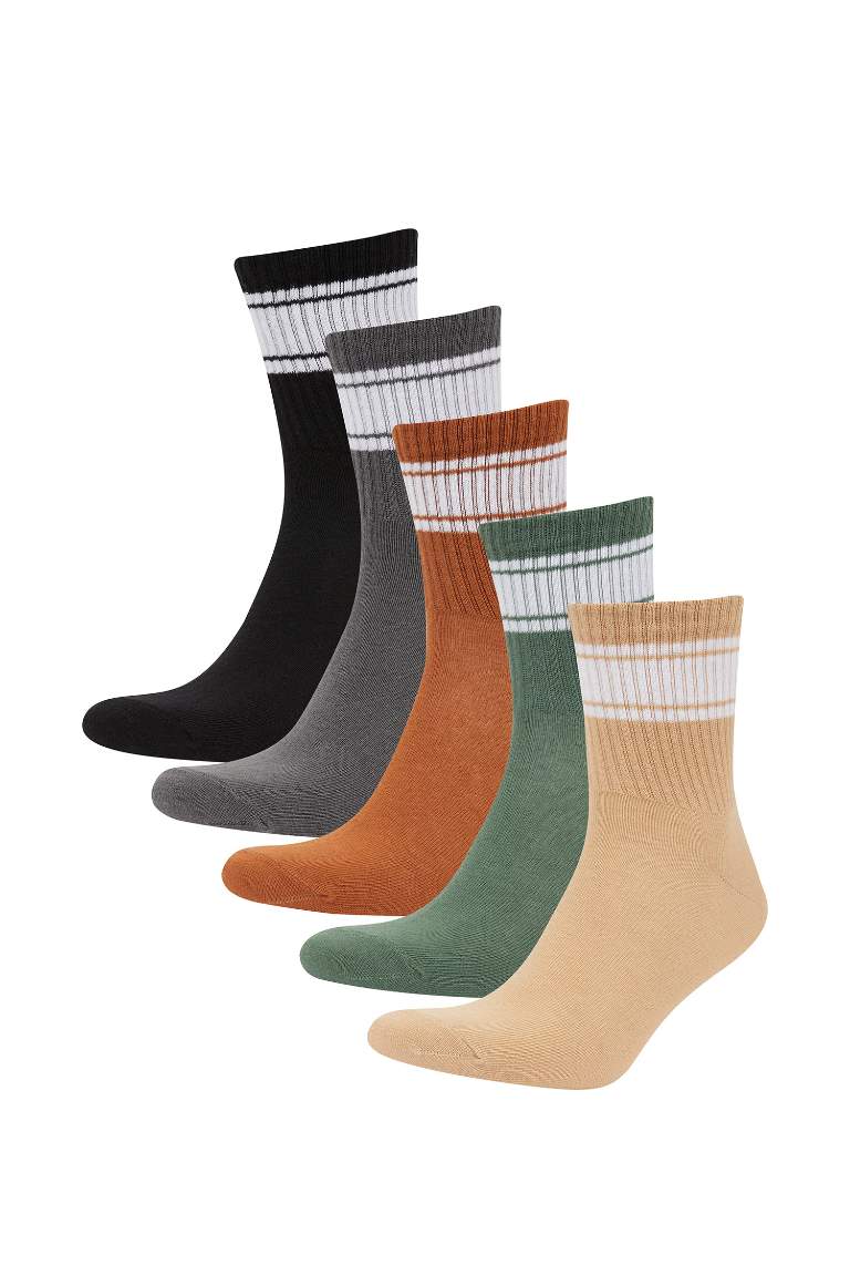 Lot de 5 paires de chaussettes courtes en coton pour homme