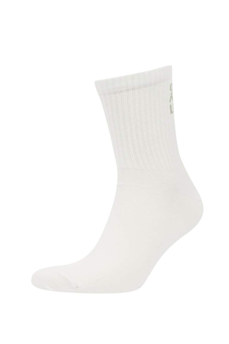 Erkek Rahat Lastikli 3'lü Pamuklu Soket Çorap