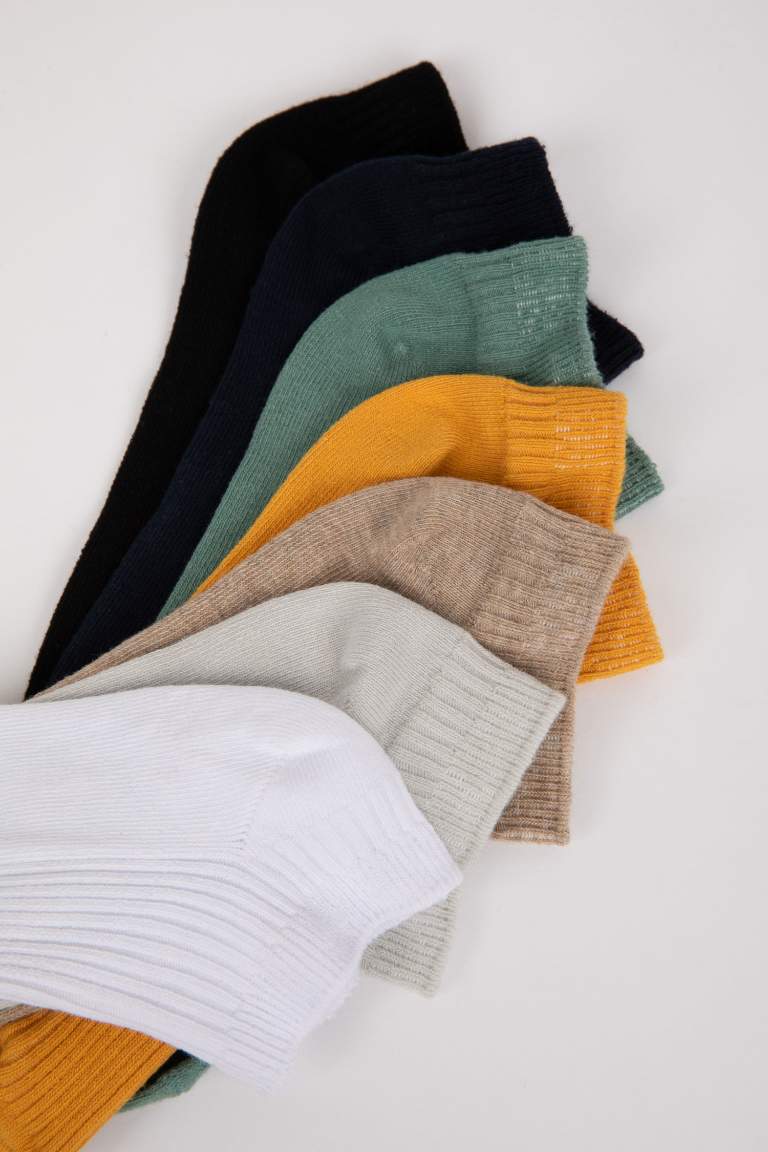 Lot de 7 chaussettes basses confortables en coton pour Homme