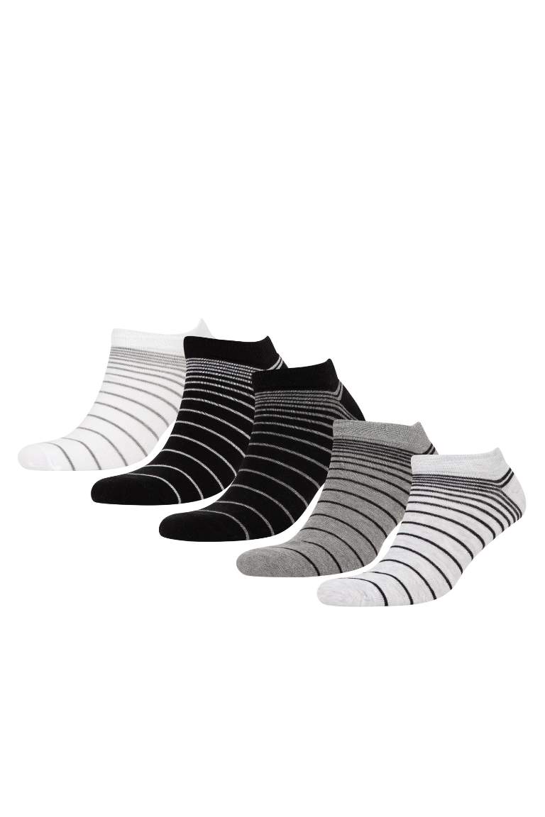 Boy 5 Piece Cotton Ankle Socks