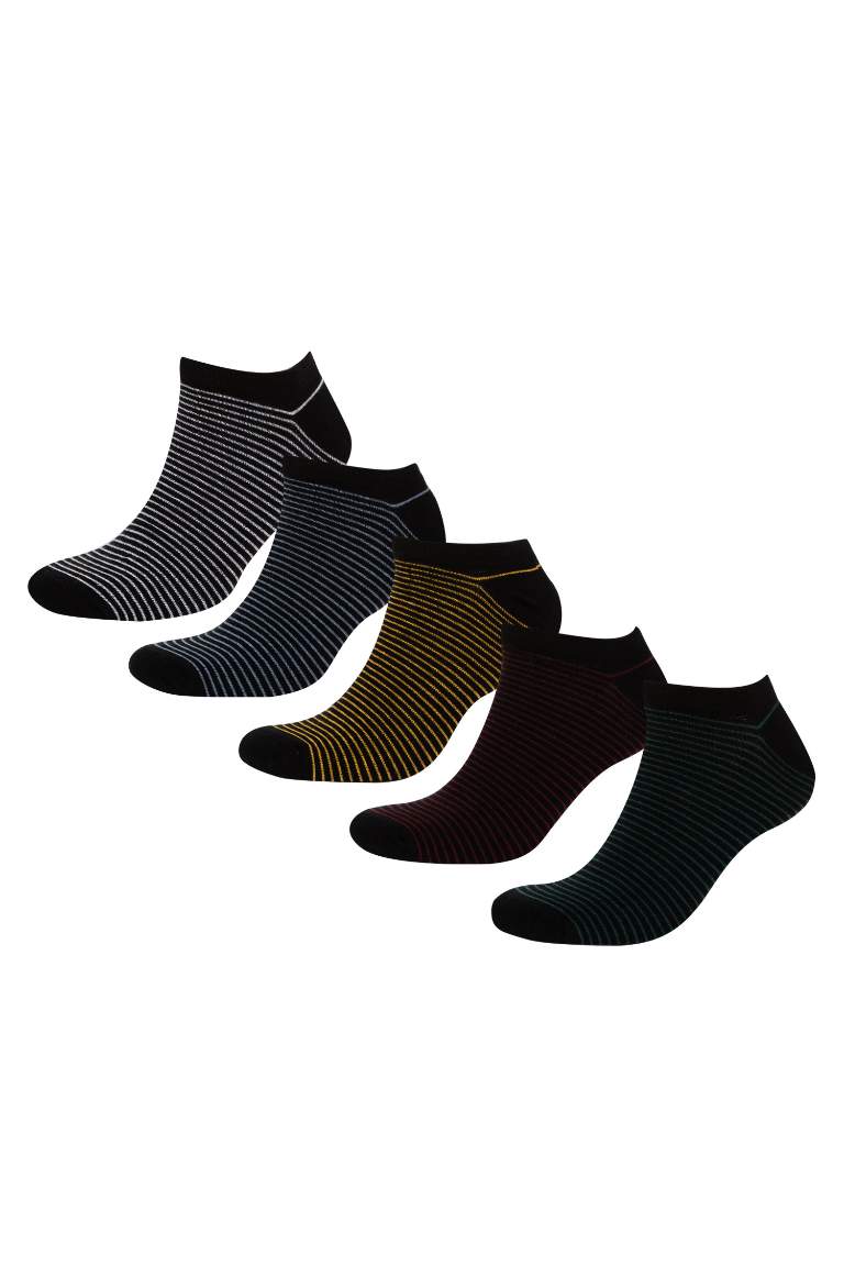 Lot de 5 paires de Chaussettes Courtes en Coton pour Homme