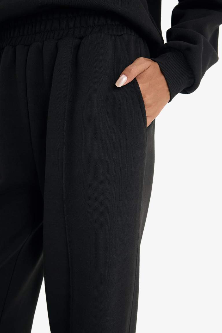 Wide Leg Thick Fabric Trousers