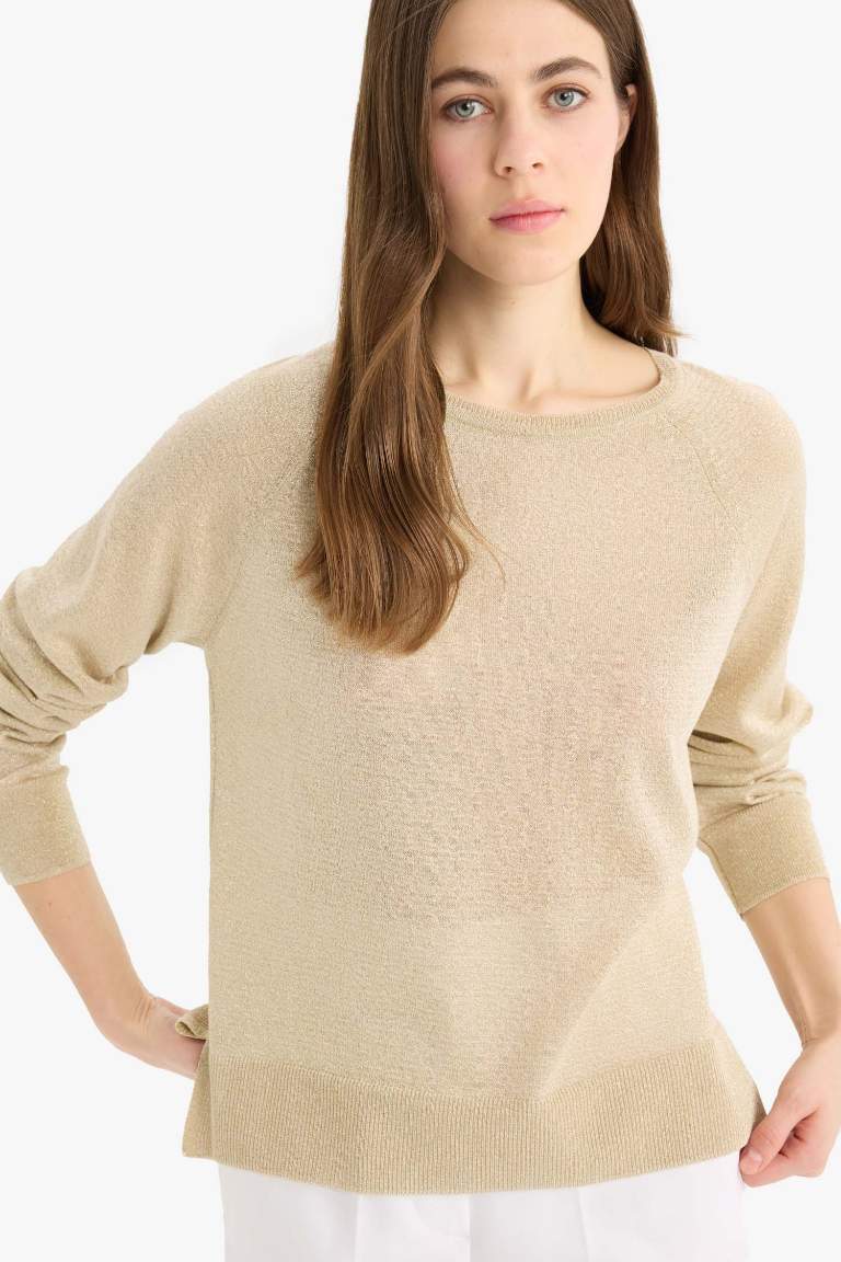 Regular Fit Crew Neck Crew Neck Knitwear Pullover