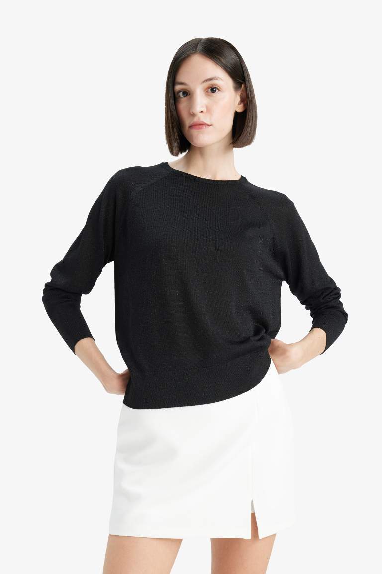 Regular Fit Bisiklet Yaka Kazak